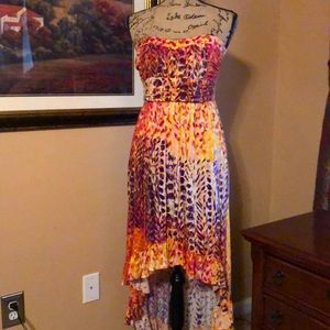 Mimi Chica high-low strapless dress, size small